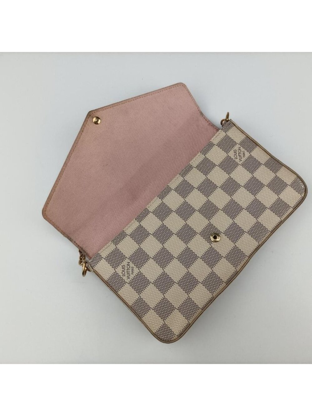 Louis Vuitton Pochette Felicie Azur Damier Canvas Messenger Bag - Picture 13 of 15